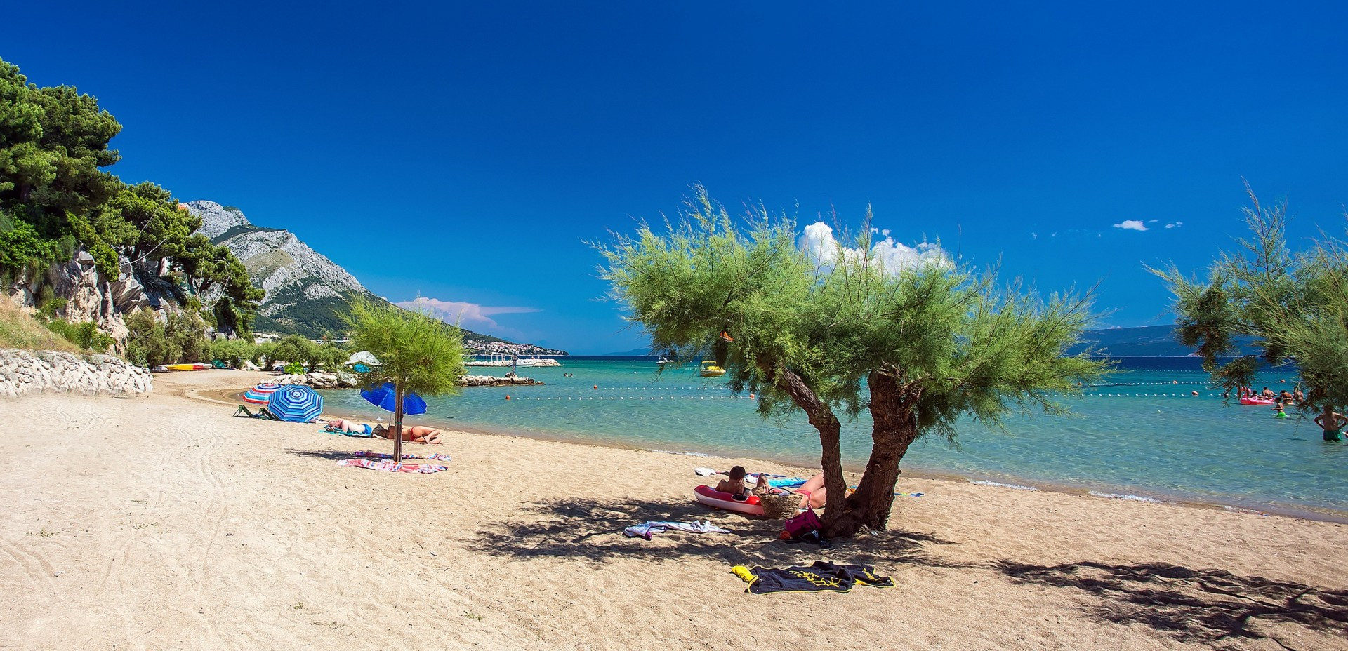 Beachfront villas