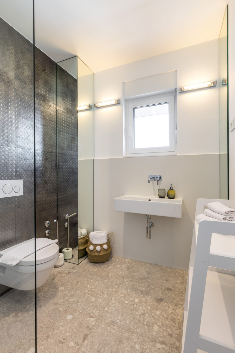 Family bathroom No.2 with shower, bedroom No.2