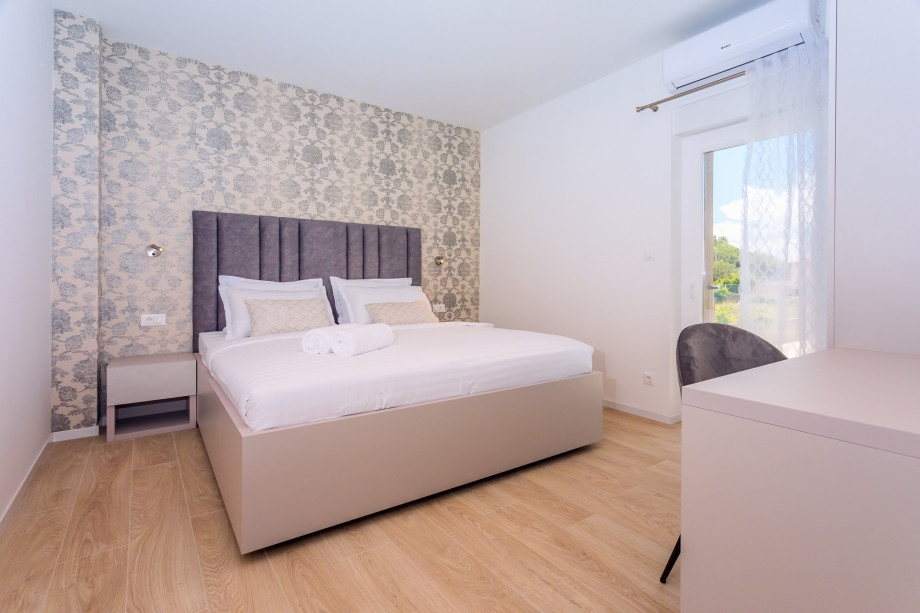 Bedroom No3 with King size bed 180cmx200cm, A/C, (first floor)