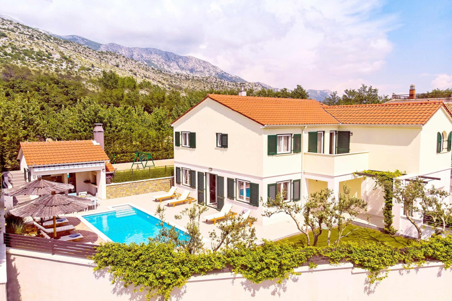 View from the west side of the villa