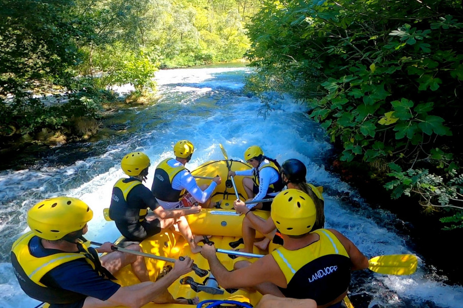 Rafting at Cetina river, another nice and attractive activity you could try in Omis