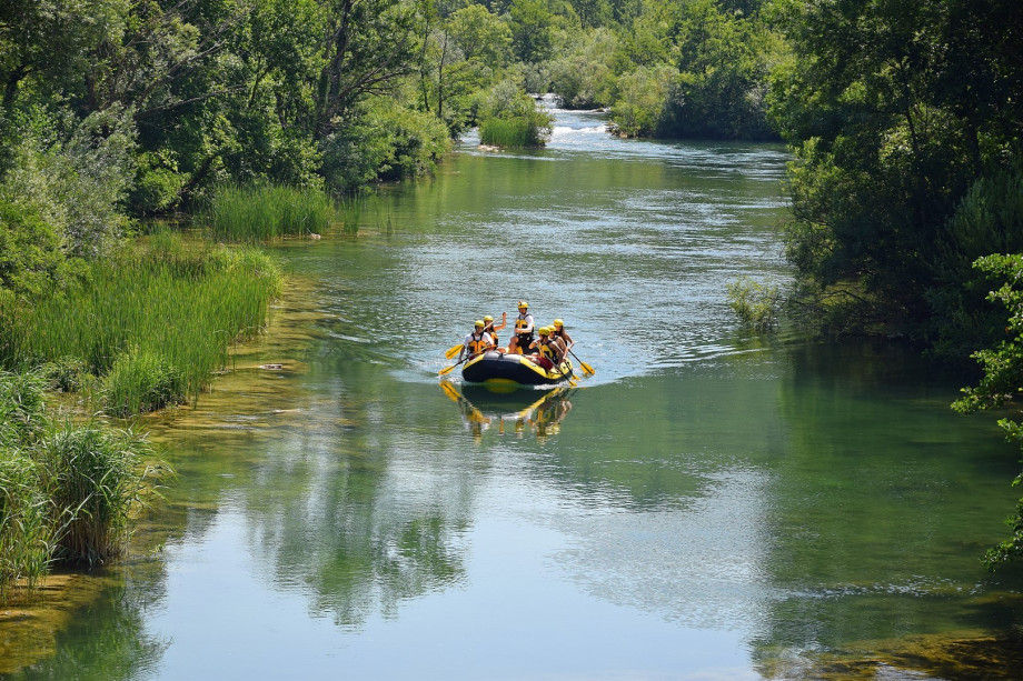 Rafting on river Cetina, only 5km far from the property, must try it!