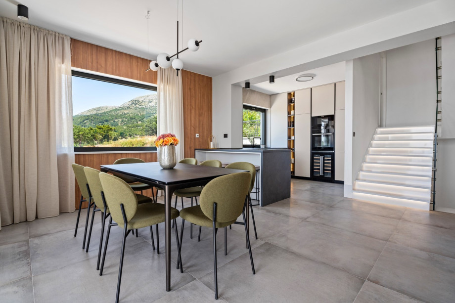 Luxury 5-bedroom villa with heated pool, billiard, cinema room, sea views