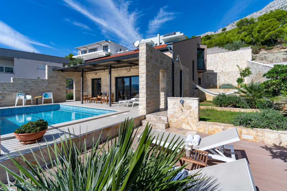 Natural surrounding next to pool and barbecue area, whole property is private