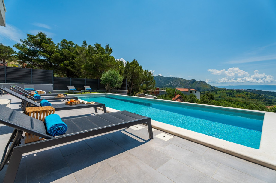 a private pool with amazing  view