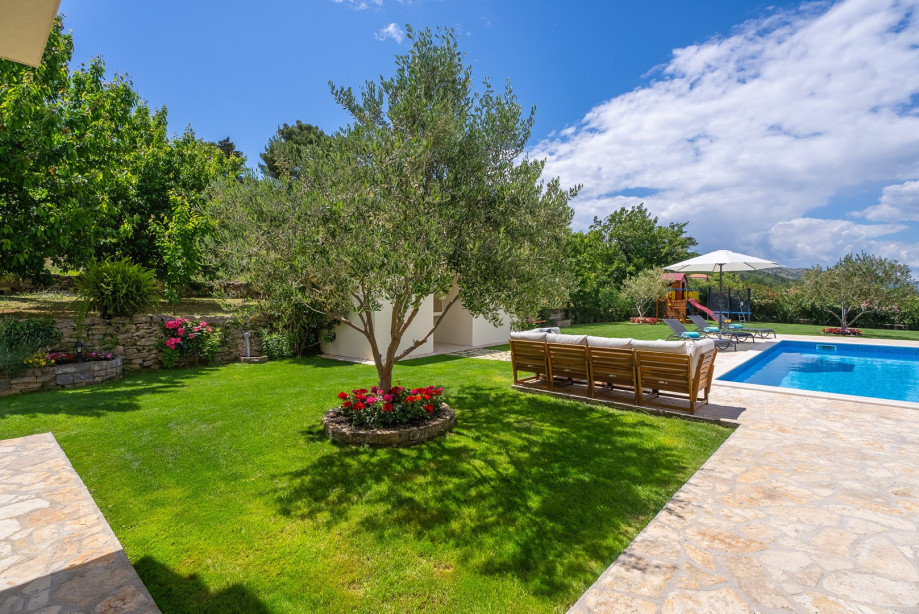 The outdoor area is very spacious and features a variety of fun zones.