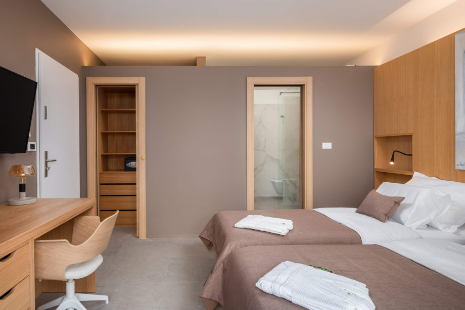 All rooms are air-conditioned.