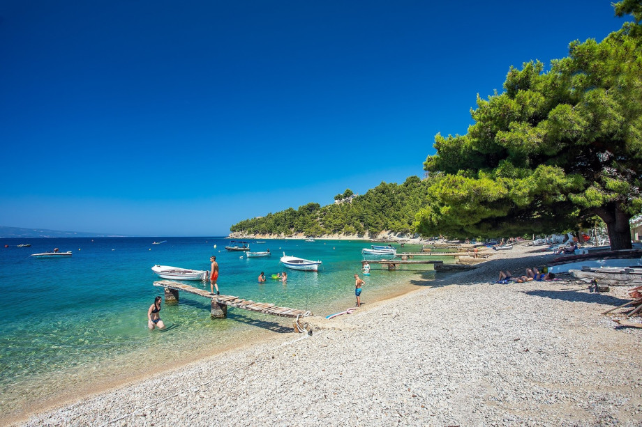 Beautiful pebble beaches, 7 km away