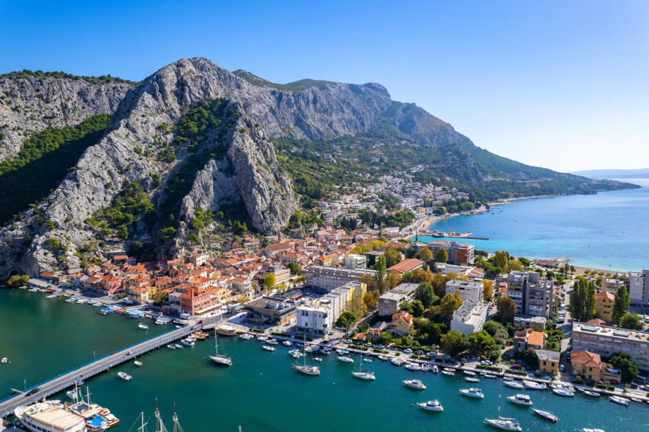 Small Mediterranean town Omiš with his great history and many attractions.
