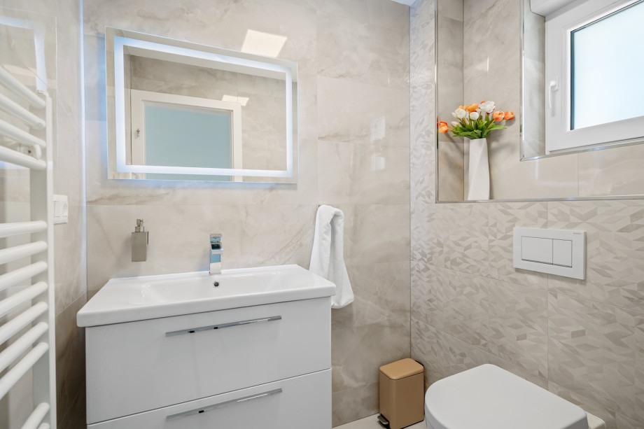 An additional separate guest toilet