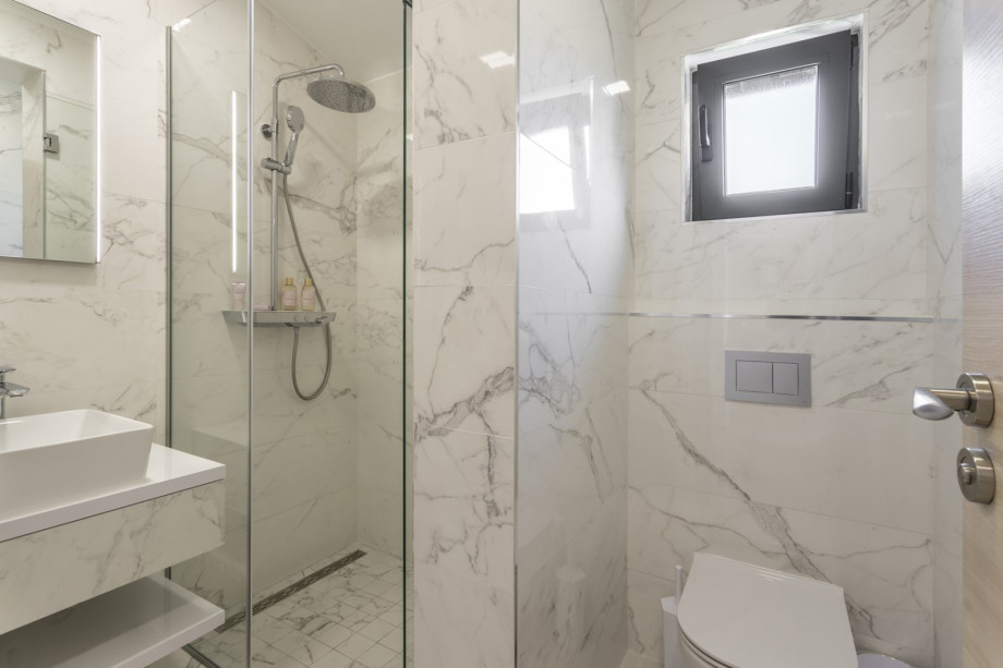 A spacious family Bathroom No2 with shower, first floor