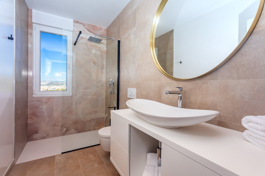En-suite bathroom with shower (Bedroom No5)