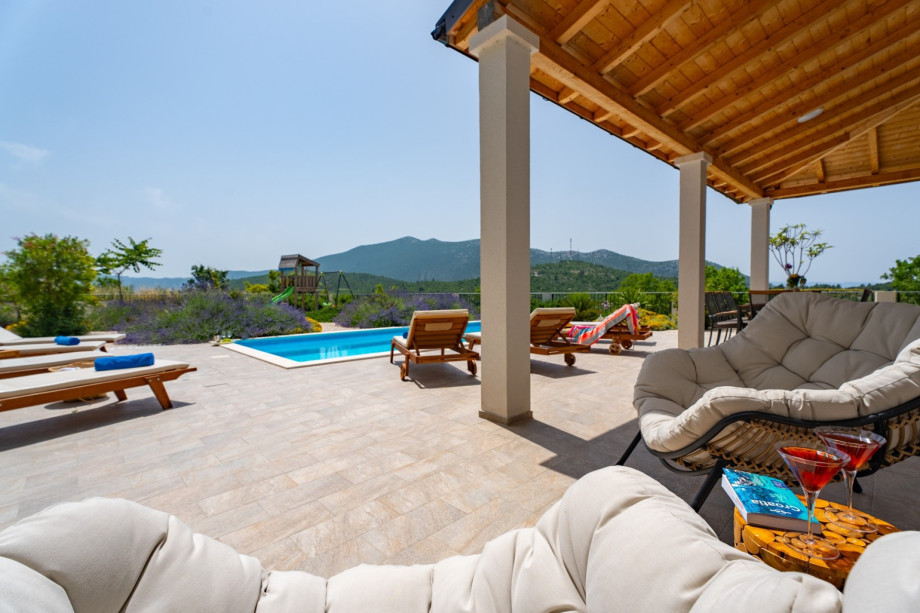 The sundeck area is spacious and offers several relaxing corners.