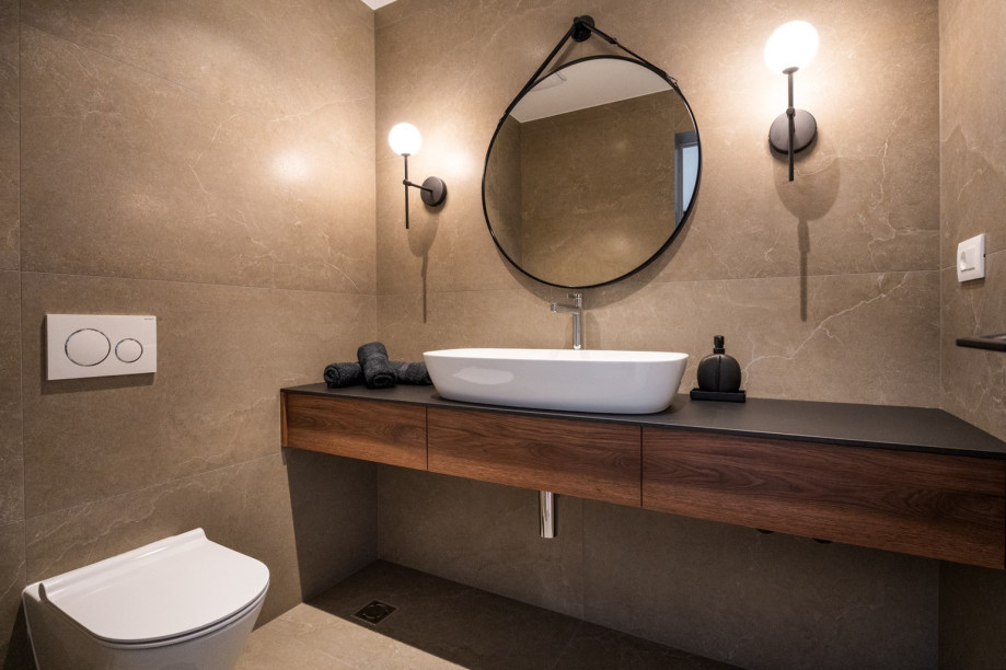 A separate toilet.