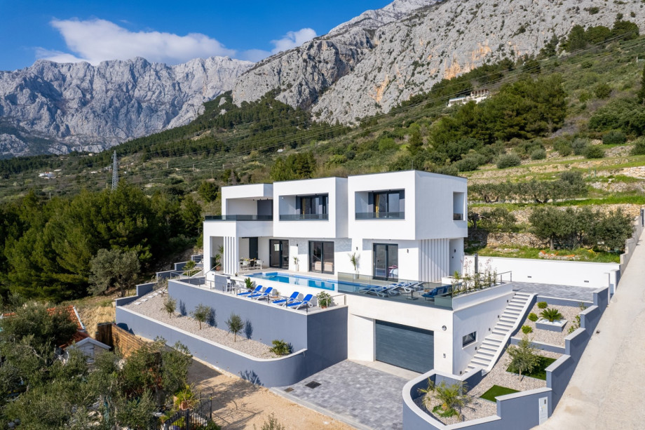 View toward Villa and natural environment.