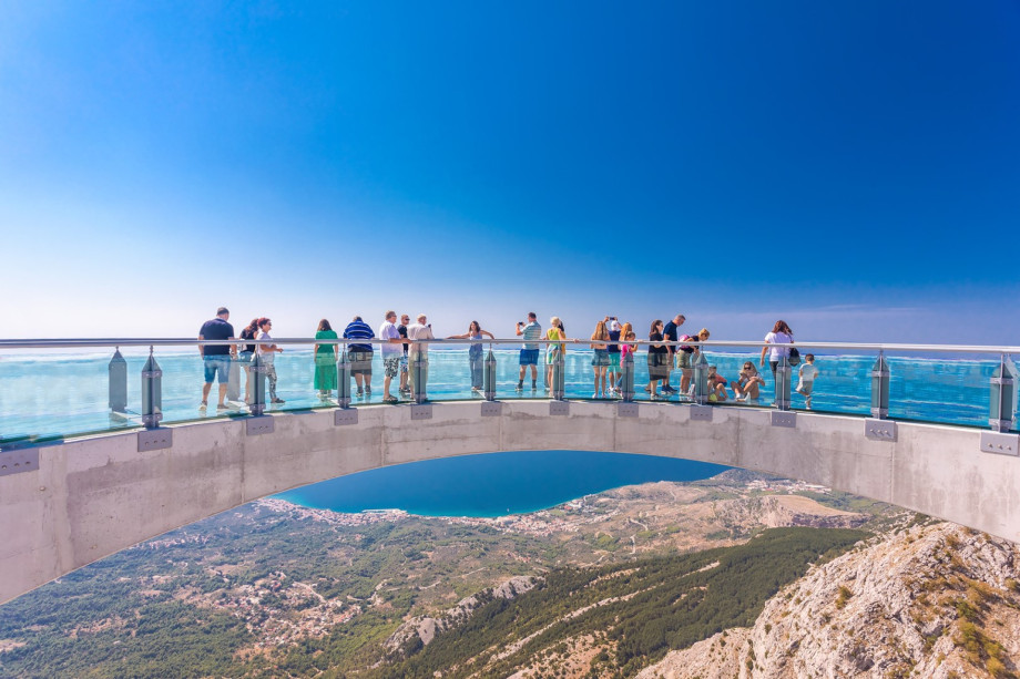 Visit Makarska and a skywalk while stayin in villa Giro.